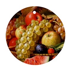 Fruits Round Ornament (two Sides)