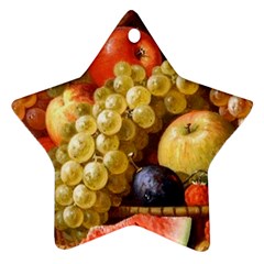 Fruits Star Ornament (two Sides) by Excel