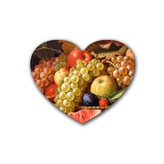 Fruits Rubber Coaster (heart)