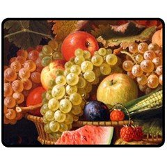 Fruits Two Sides Fleece Blanket (medium)