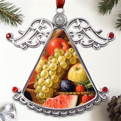 Fruits Metal Angel With Crystal Ornament by Excel