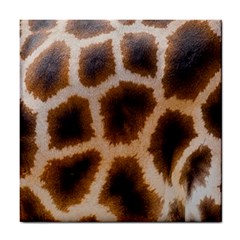 Giraffe Skin Design Tile Coaster by Excel