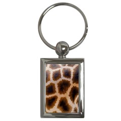 Giraffe Skin Design Key Chain (rectangle) by Excel