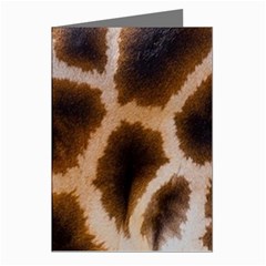 Giraffe Skin Design Greeting Cards (pkg Of 8)