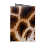 Giraffe Skin Design Mini Greeting Cards (Pkg of 8) Left