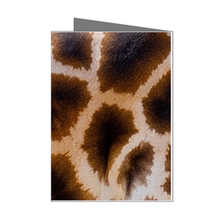 Giraffe Skin Design Mini Greeting Cards (Pkg of 8)