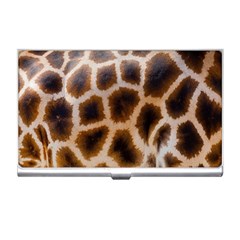 Giraffe Skin Design Business Card Holder by Excel