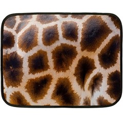 Giraffe Skin Design Two Sides Fleece Blanket (mini) by Excel