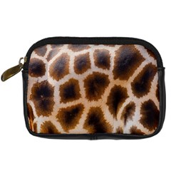 Giraffe Skin Design Digital Camera Leather Case by Excel