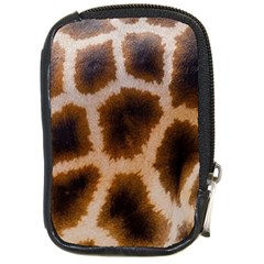 Giraffe Skin Design Compact Camera Leather Case by Excel