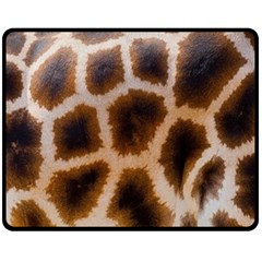 Giraffe Skin Design Fleece Blanket (medium) by Excel