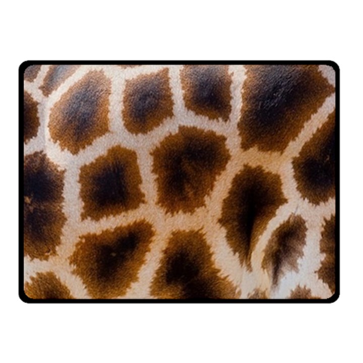 Giraffe Skin Design Fleece Blanket (Small)