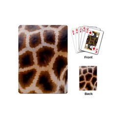 Giraffe Skin Design Playing Cards Single Design (mini) by Excel