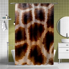 Giraffe Skin Design Shower Curtain 48  X 72  (small)  by Excel