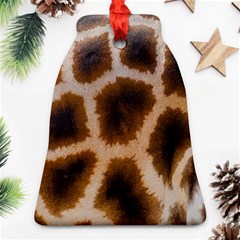 Giraffe Skin Design Bell Ornament (two Sides) by Excel