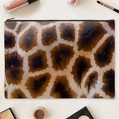 Giraffe Skin Design Cosmetic Bag (xxxl) by Excel