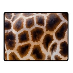 Giraffe Skin Design Two Sides Fleece Blanket (small) by Excel