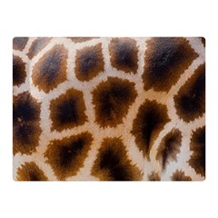 Giraffe Skin Design Two Sides Premium Plush Fleece Blanket (mini) by Excel