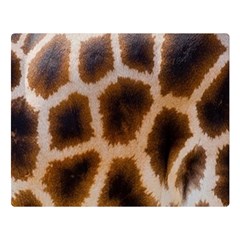 Giraffe Skin Design Two Sides Premium Plush Fleece Blanket (large) by Excel