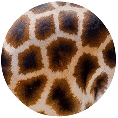 Giraffe Skin Design Wooden Bottle Opener (round) by Excel