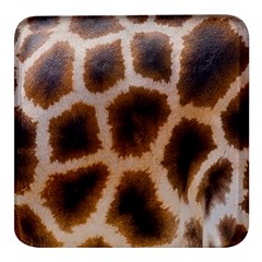 Giraffe Skin Design Square Glass Fridge Magnet (4 Pack) by Excel