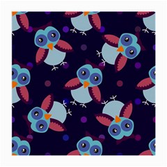 Owl-pattern-background Medium Glasses Cloth by Simbadda