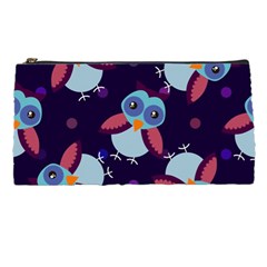 Owl-pattern-background Pencil Case by Simbadda