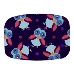 Owl-pattern-background Mini Square Pill Box by Simbadda