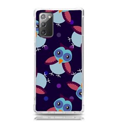 Owl-pattern-background Samsung Galaxy Note 20 Tpu Uv Case by Simbadda