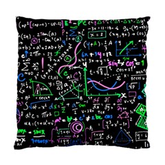 Math-linear-mathematics-education-circle-background Standard Cushion Case (two Sides)