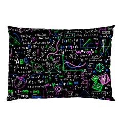 Math-linear-mathematics-education-circle-background Pillow Case (Two Sides)