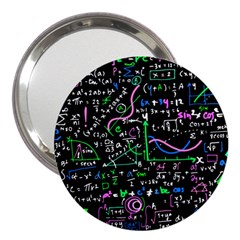 Math-linear-mathematics-education-circle-background 3  Handbag Mirrors by Simbadda