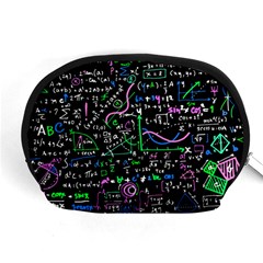 Math-linear-mathematics-education-circle-background Accessory Pouch (medium) by Simbadda