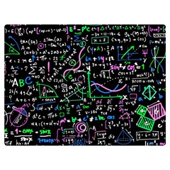 Math-linear-mathematics-education-circle-background Premium Plush Fleece Blanket (Extra Small)