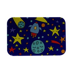 Card-with-lovely-planets Open Lid Metal Box (silver)   by Simbadda