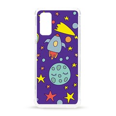 Card-with-lovely-planets Samsung Galaxy S20 6 2 Inch Tpu Uv Case by Simbadda