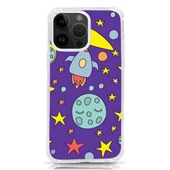 Card-with-lovely-planets Iphone 14 Pro Max Tpu Uv Print Case by Simbadda