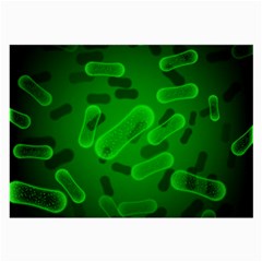 Green-rod-shaped-bacteria Large Glasses Cloth by Simbadda