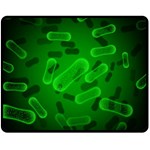 Green-rod-shaped-bacteria Two Sides Fleece Blanket (Medium) 58.8 x47.4  Blanket Back