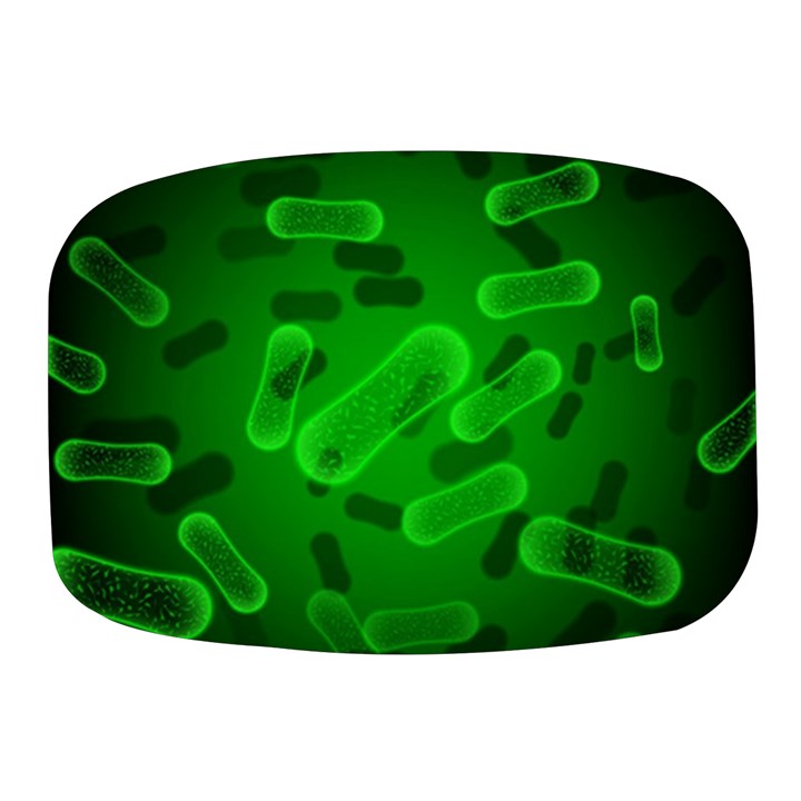 Green-rod-shaped-bacteria Mini Square Pill Box