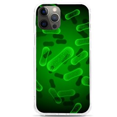 Green-rod-shaped-bacteria Iphone 12 Pro Max Tpu Uv Print Case by Simbadda