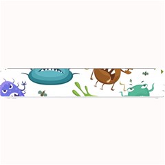 Dangerous-streptococcus-lactobacillus-staphylococcus-others-microbes-cartoon-style-vector-seamless-p Small Bar Mat by Simbadda