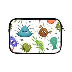 Dangerous-streptococcus-lactobacillus-staphylococcus-others-microbes-cartoon-style-vector-seamless-p Apple Ipad Mini Zipper Cases by Simbadda