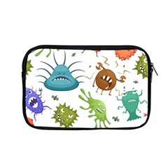 Dangerous-streptococcus-lactobacillus-staphylococcus-others-microbes-cartoon-style-vector-seamless-p Apple Macbook Pro 13  Zipper Case by Simbadda