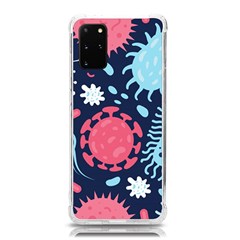 Seamless-pattern-microbes-virus-vector-illustration Samsung Galaxy S20plus 6 7 Inch Tpu Uv Case by Simbadda