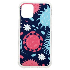 Seamless-pattern-microbes-virus-vector-illustration Iphone 12 Mini Tpu Uv Print Case	