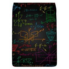 Mathematical-colorful-formulas-drawn-by-hand-black-chalkboard Removable Flap Cover (s) by Simbadda