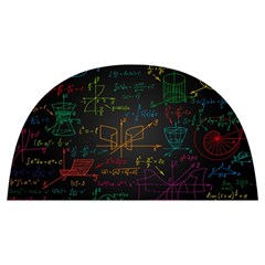 Mathematical-colorful-formulas-drawn-by-hand-black-chalkboard Anti Scalding Pot Cap by Simbadda