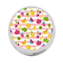 Tropical-fruits-berries-seamless-pattern 4-port Usb Hub (two Sides) by Simbadda