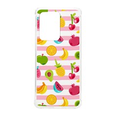 Tropical-fruits-berries-seamless-pattern Samsung Galaxy S20 Ultra 6 9 Inch Tpu Uv Case